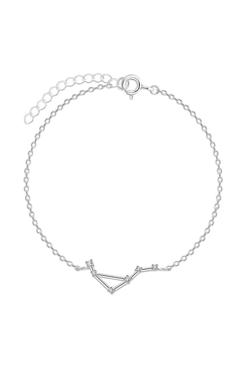 Sterling Silver Libra Constellation Bracelet - SS