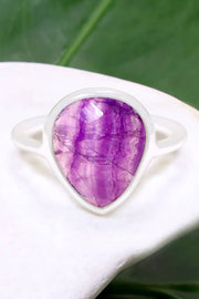 Amethyst Teardrop Ring - SF