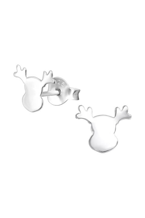 Sterling Silver Deer Ear Studs - SS