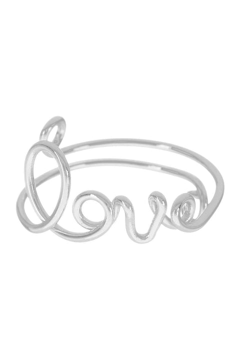 Handmade Love Scroll Ring - SF