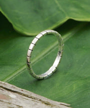 Scalloped Plain Band Ring - SF