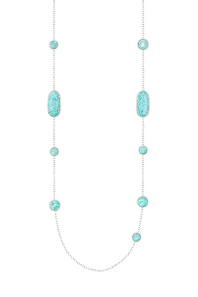 Amazonite Ashley Station Necklace - SF