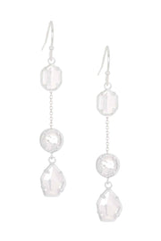 Moonstone Crystal Tricia Earrings - SF