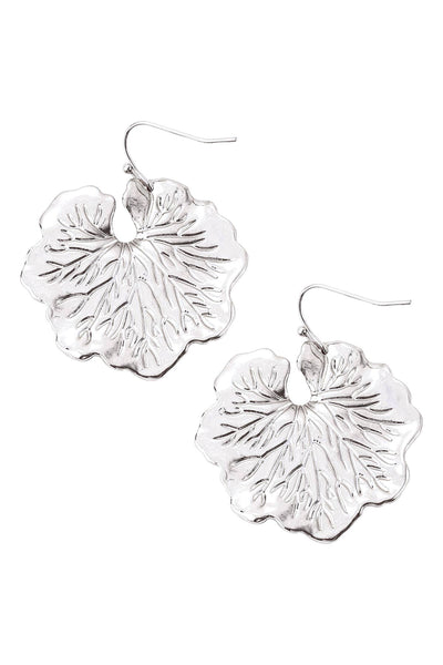 Lotus Leaf Drop Earrings - SF