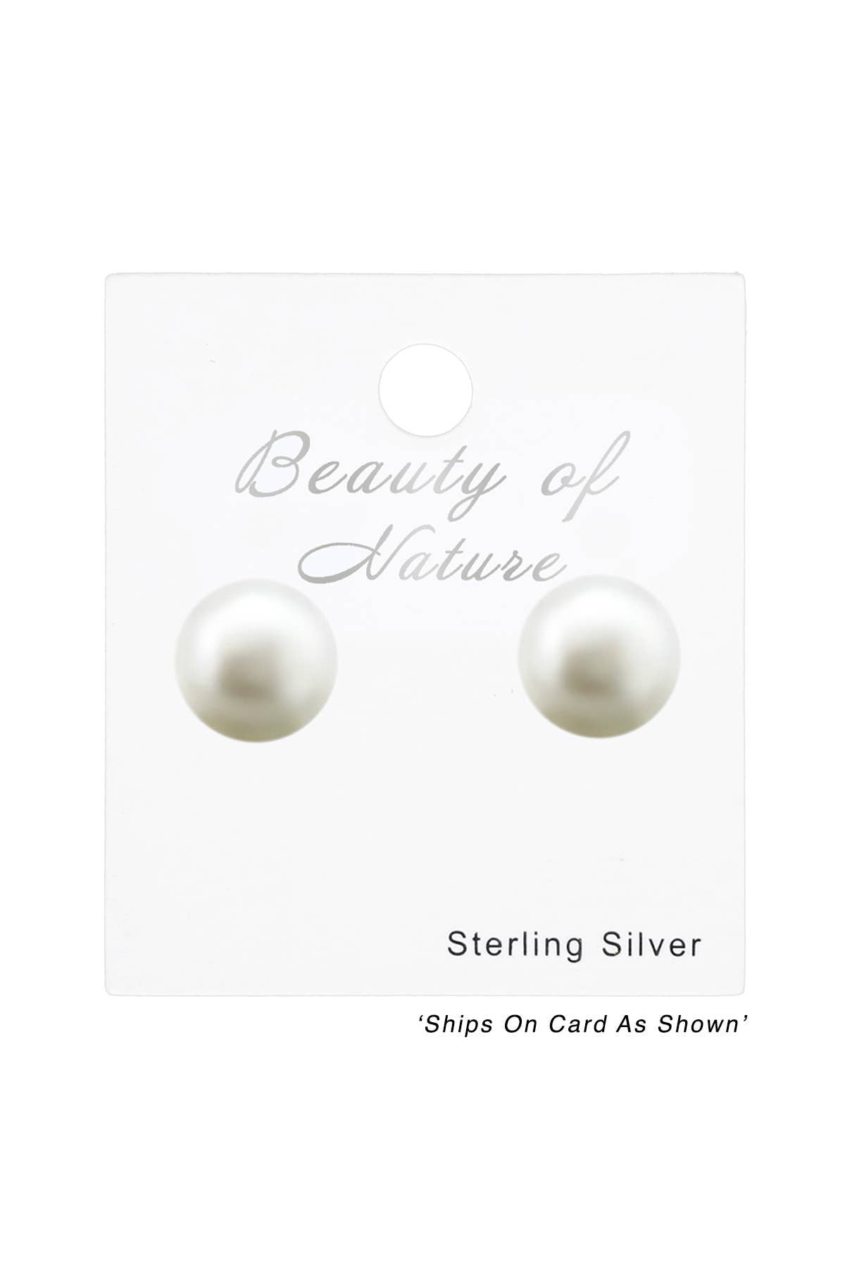 Fresh Water Pearl 5mm Ear Studs - SS