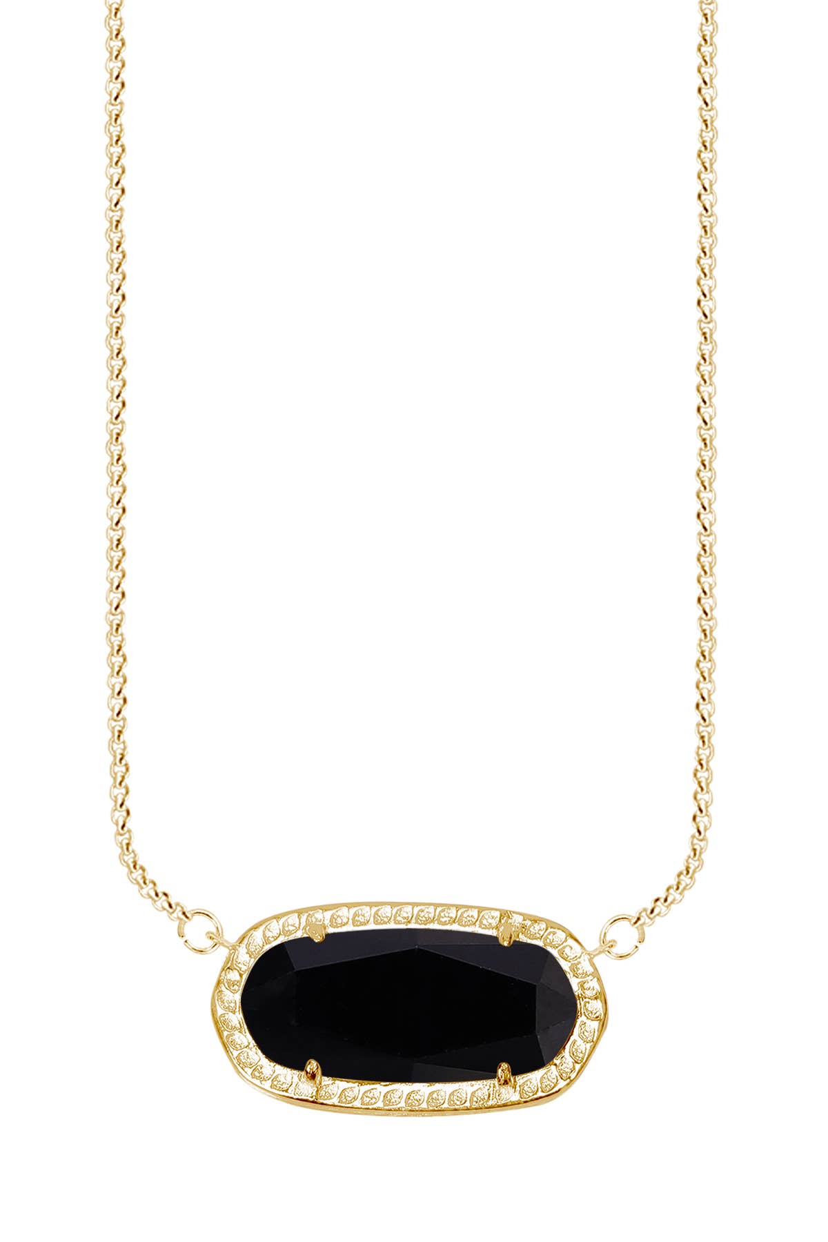 14k Vermeil & Black Onyx Pendant Necklace - VM