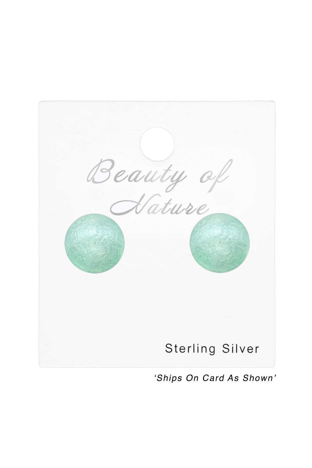 Synthtic Pearl 6mm Ear Studs - SS