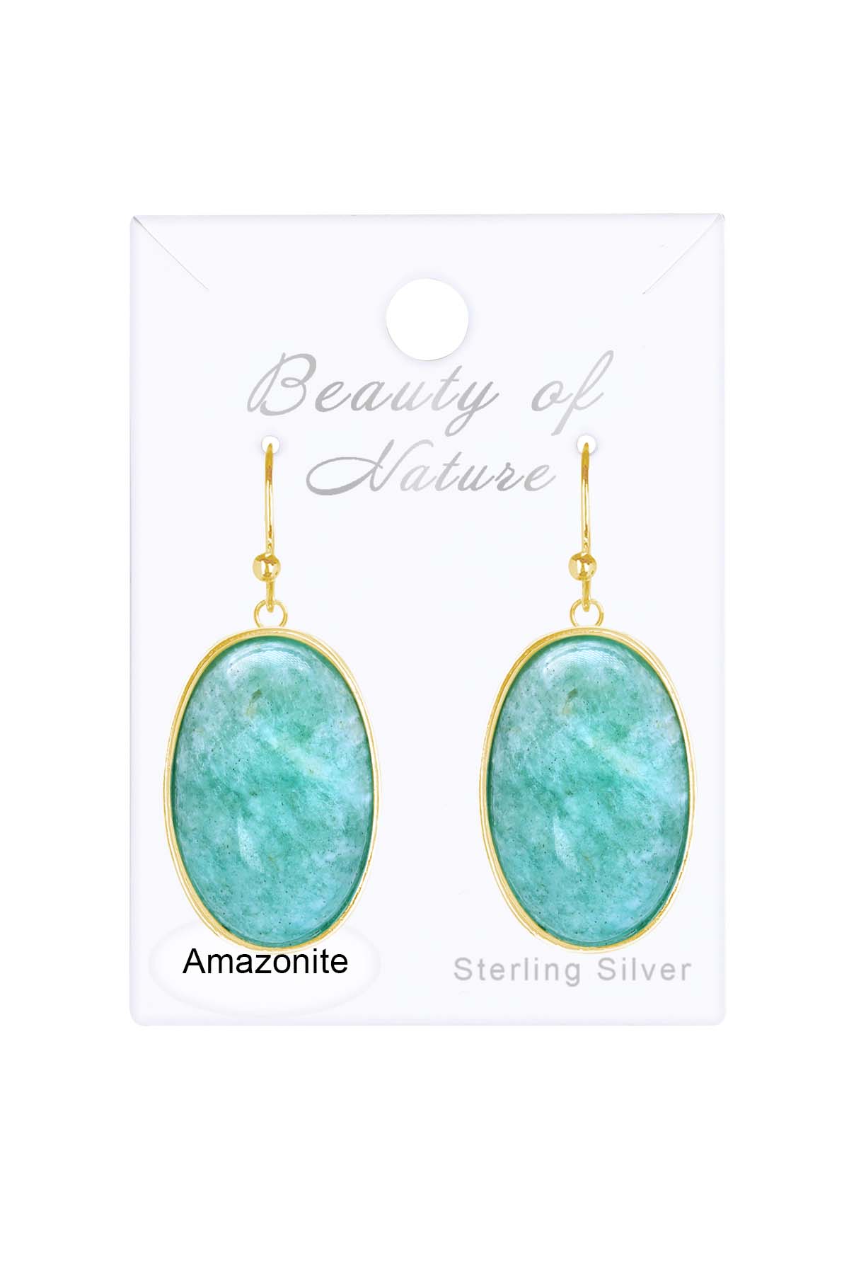 Amazonite Statement Earrings - GF