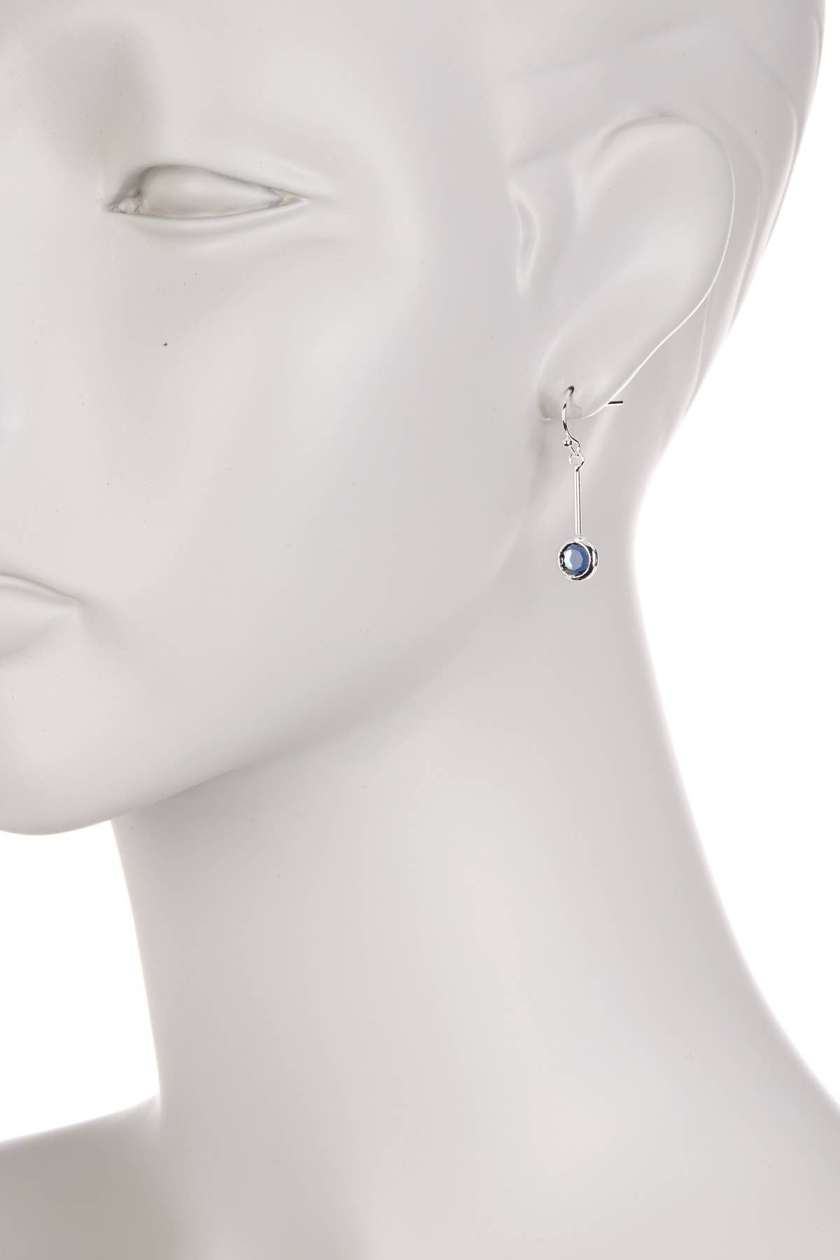 Sterling Silver & London Blue Drop Earrings - SS