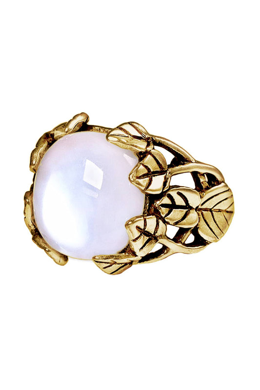 Mother Of Pearl Garden Ring In 14k Gold Filled - GF