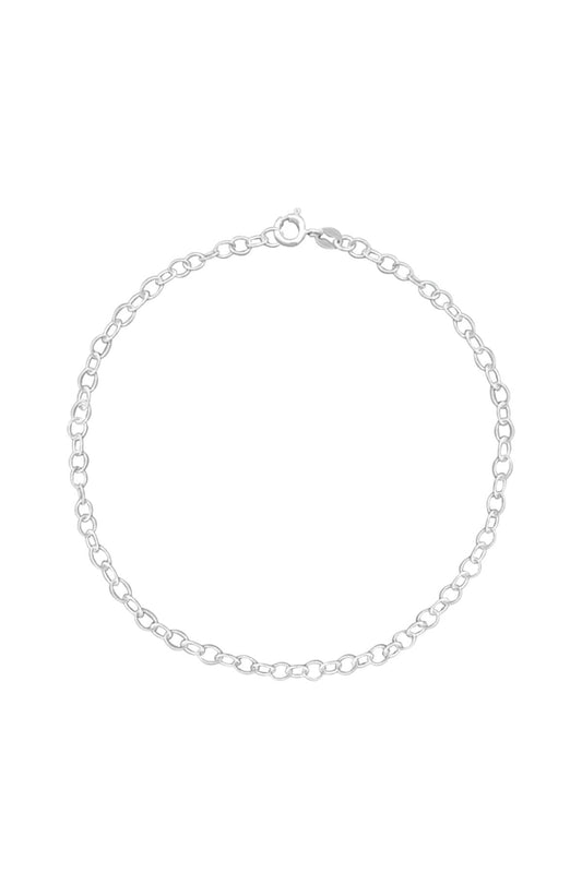 Sterling Silver Link Anklet - SS