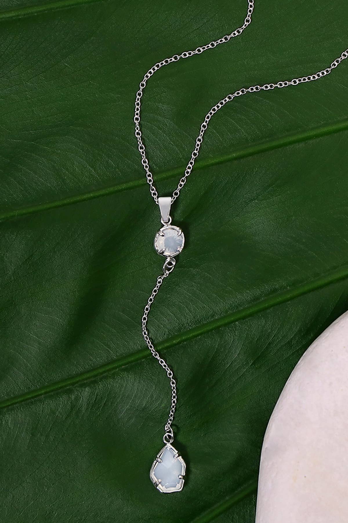 Moonstone Crystal Jennifer Y Necklace - SF