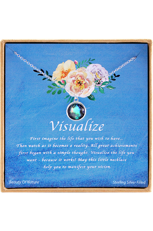 'Visualize' Boxed Charm Necklace - SF