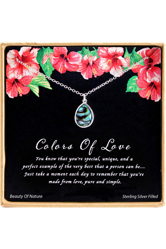 'Colors Of Love' Boxed Charm Necklace - SF