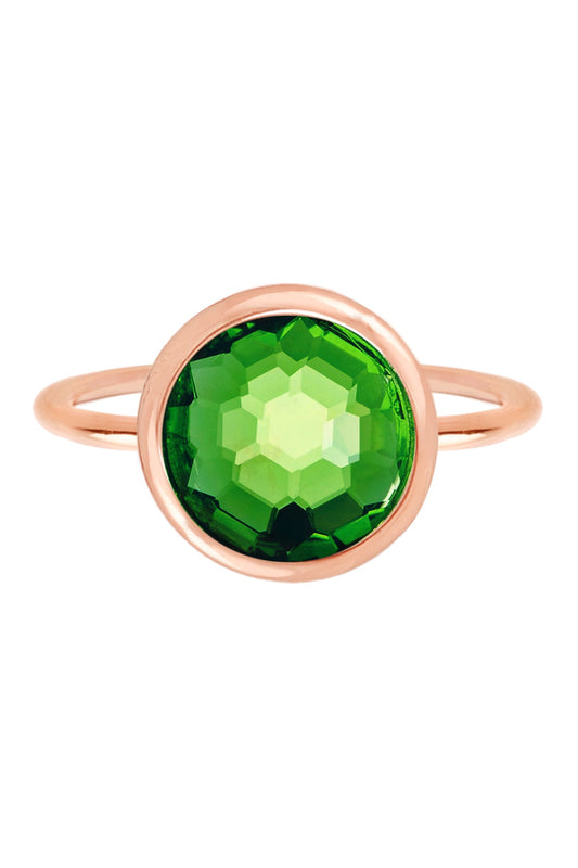 Emerald Crystal Lollipop Ring - RG