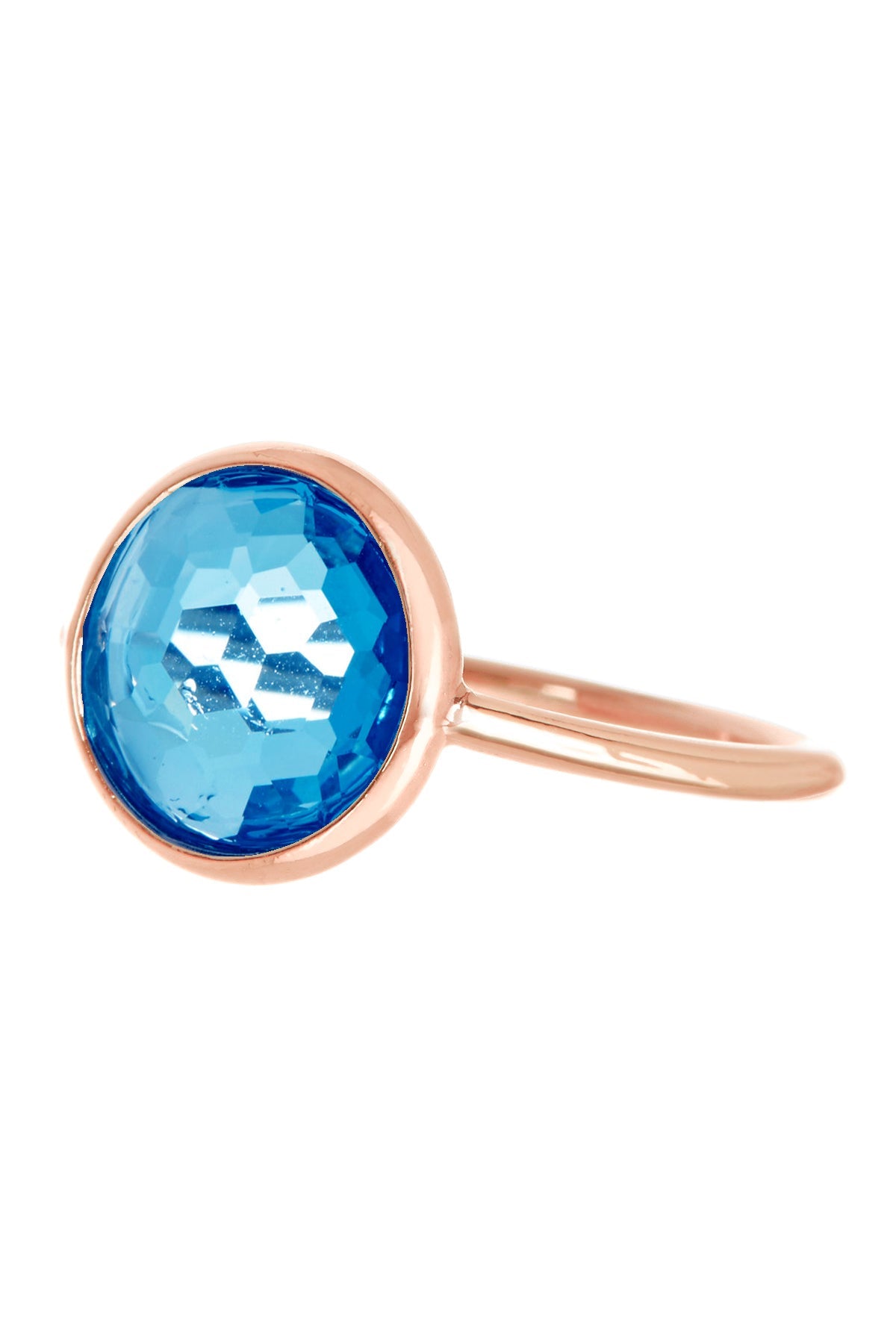 Swiss Blue Crystal Lollipop Ring - RG