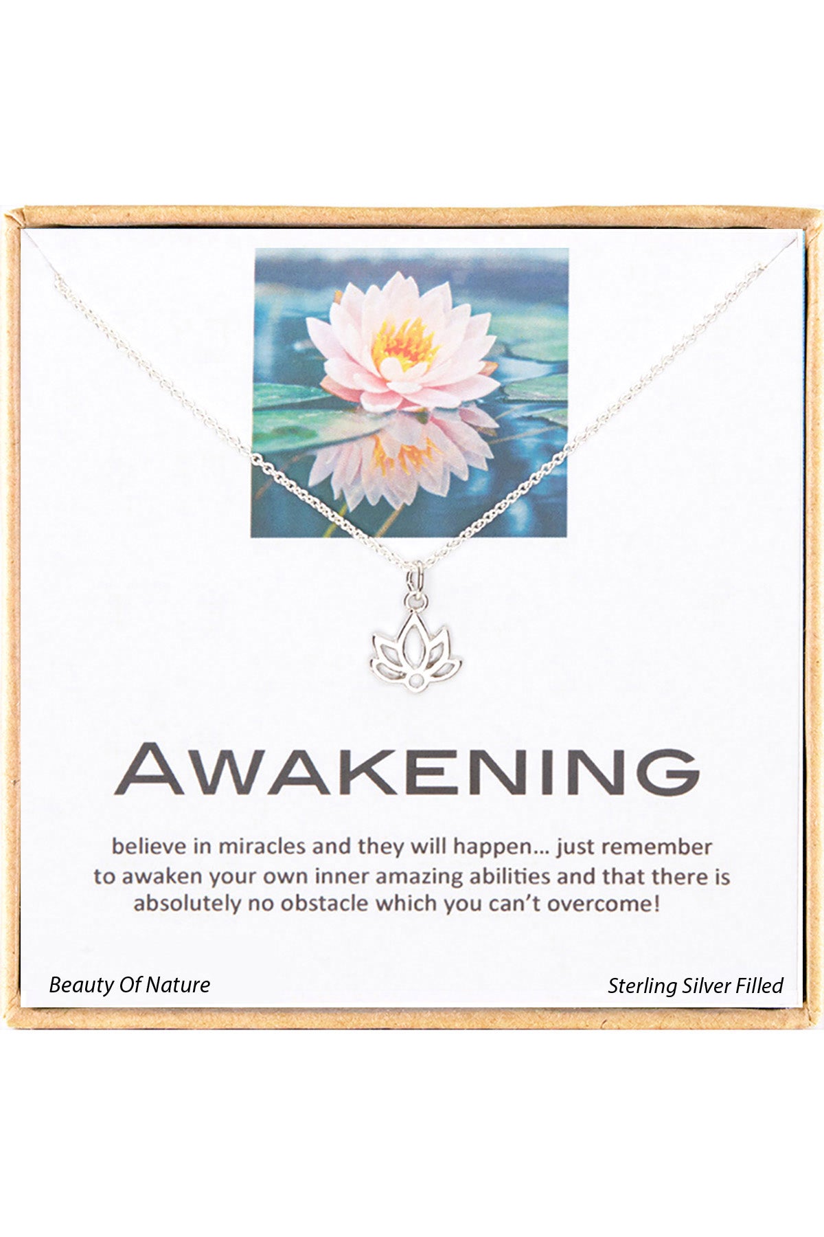 'Awakening' Boxed Charm Necklace - SF