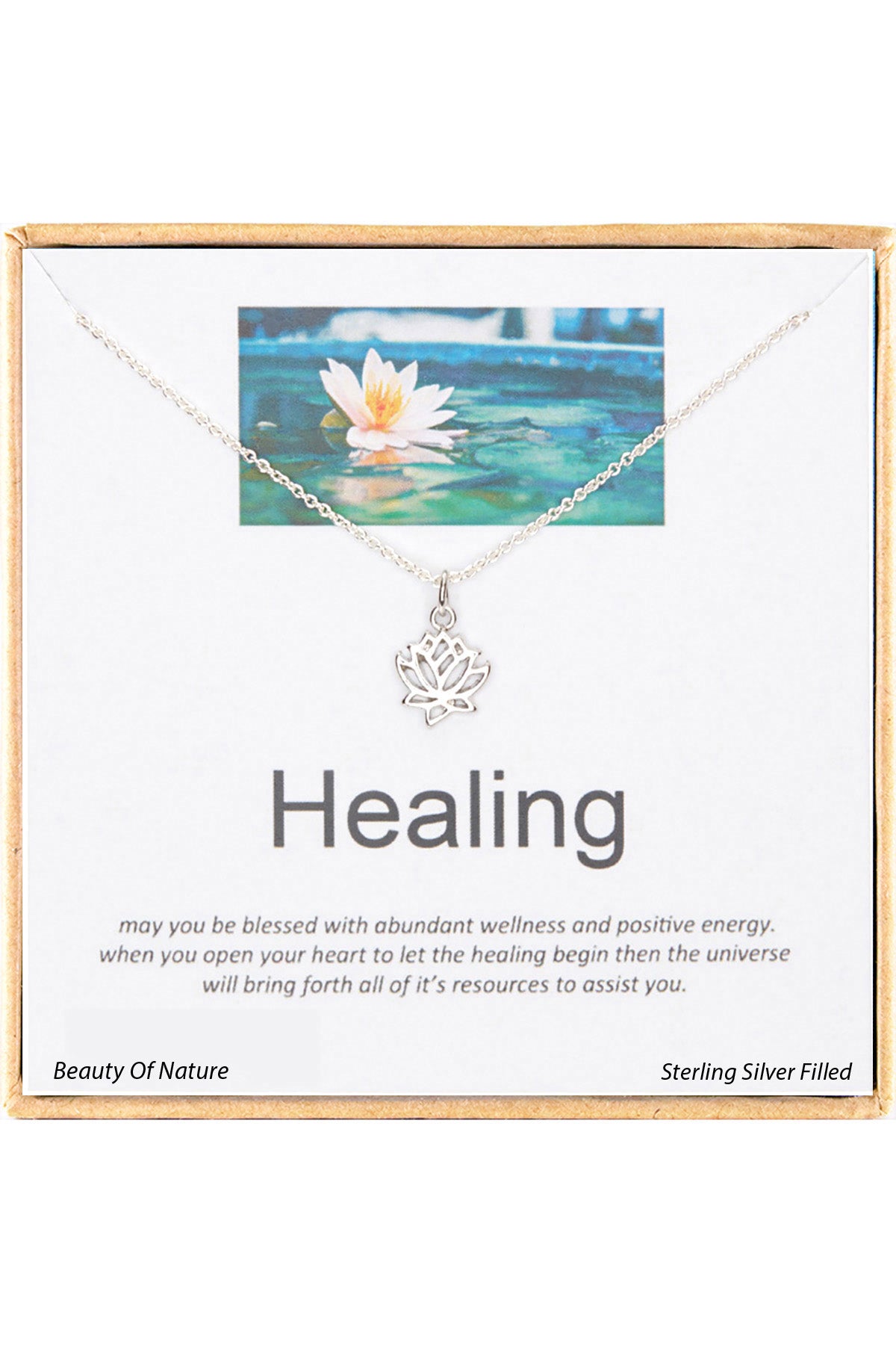 'Healing' Boxed Charm Necklace - SF