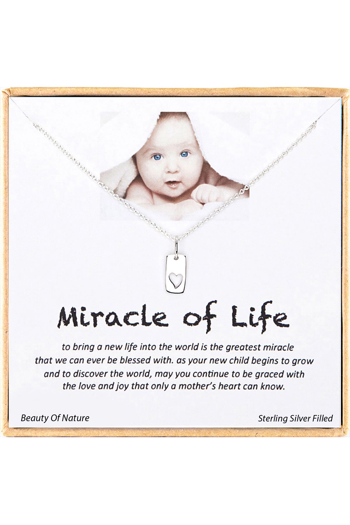 'Miracle Of Life' Boxed Charm Necklace - SF