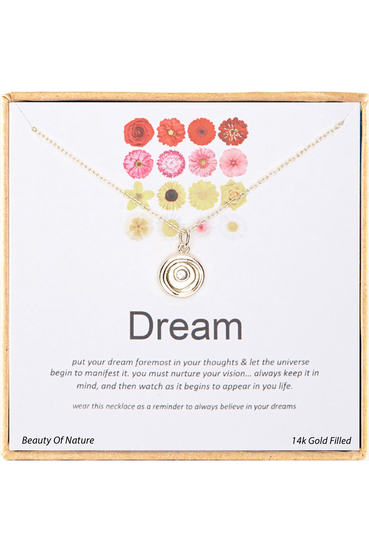 'Dream' Boxed Charm Necklace - GF