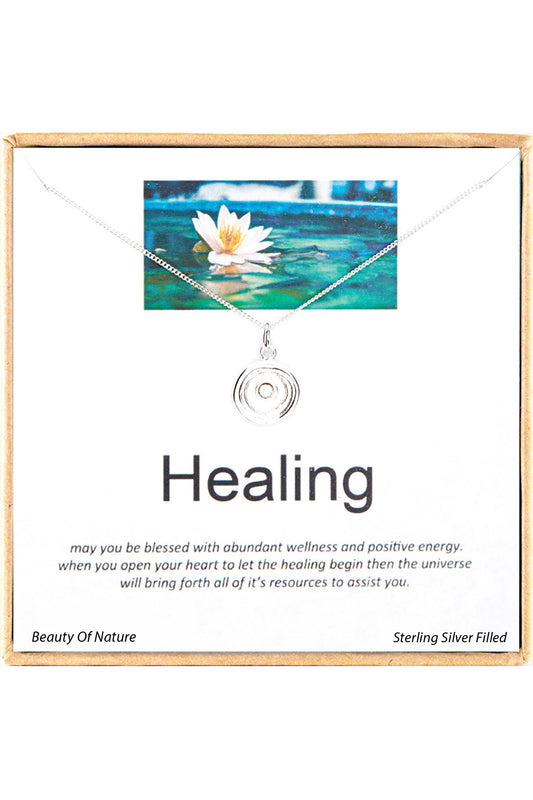 'Healing' Boxed Charm Necklace - SF