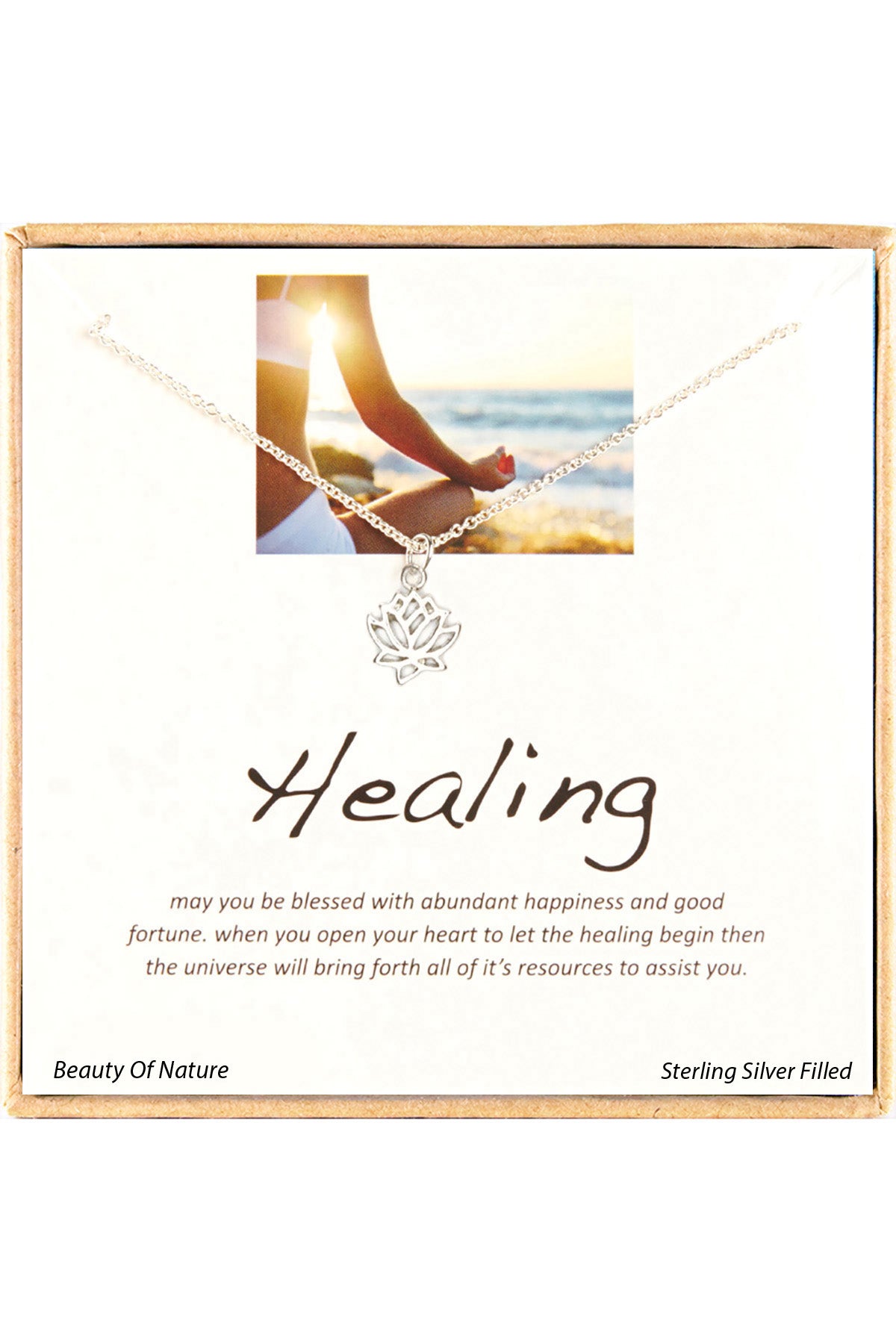 'Healing' Boxed Charm Necklace - SF