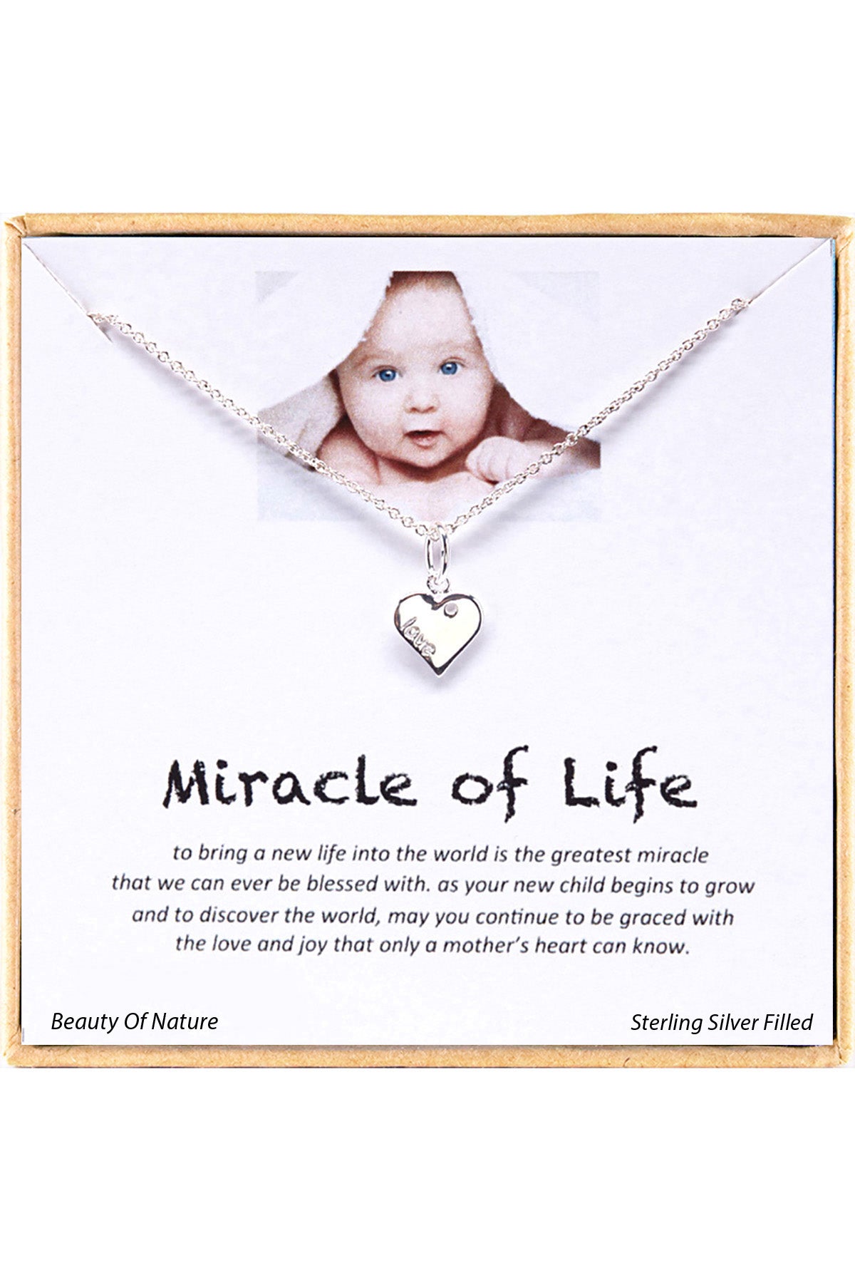 'Miracle Of Life' Boxed Charm Necklace - SF