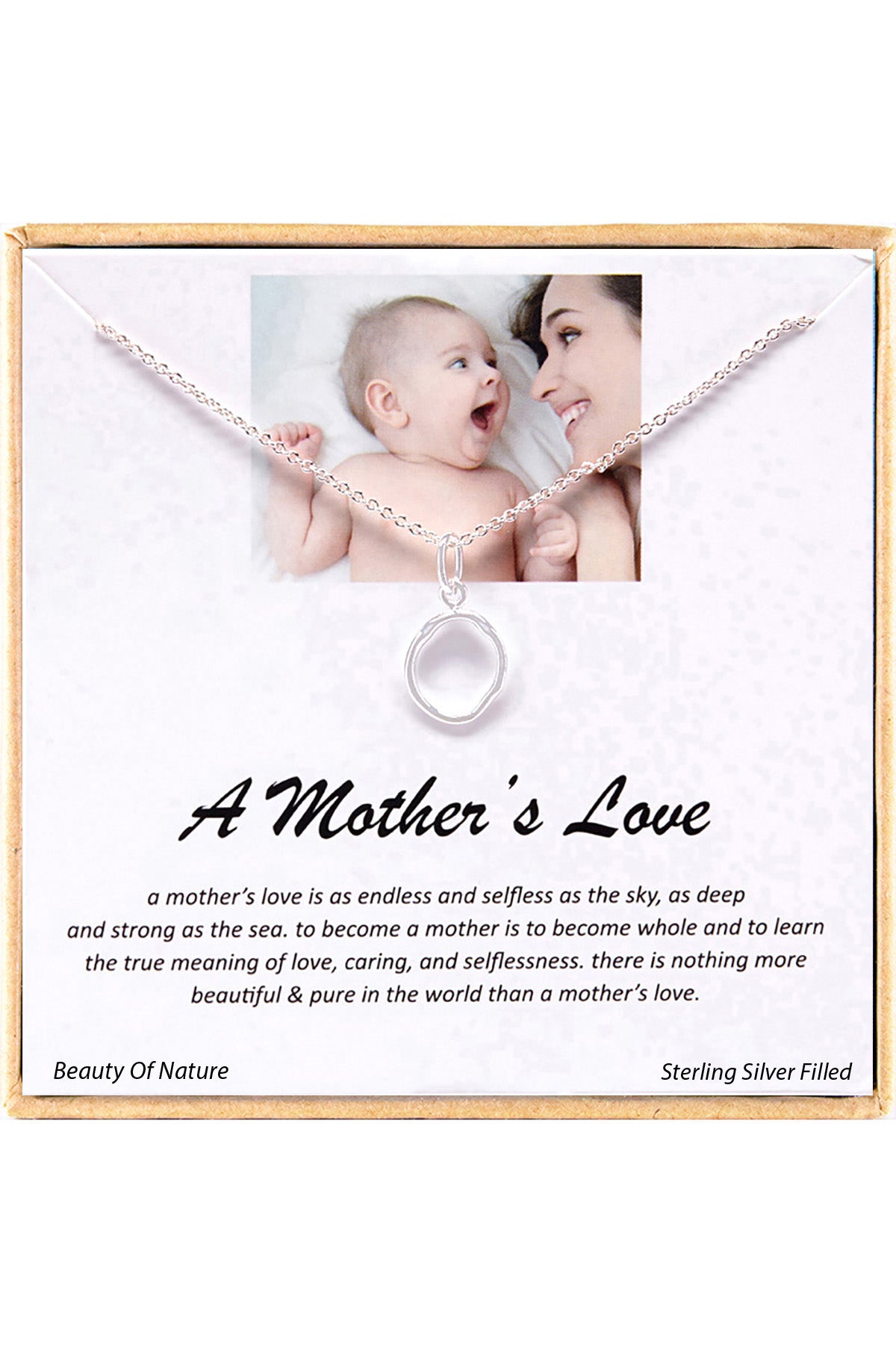 'A Mother's Love' Boxed Charm Necklace - SF