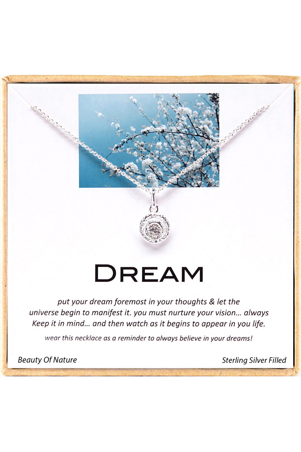 'Dream' Boxed Charm Necklace - SF