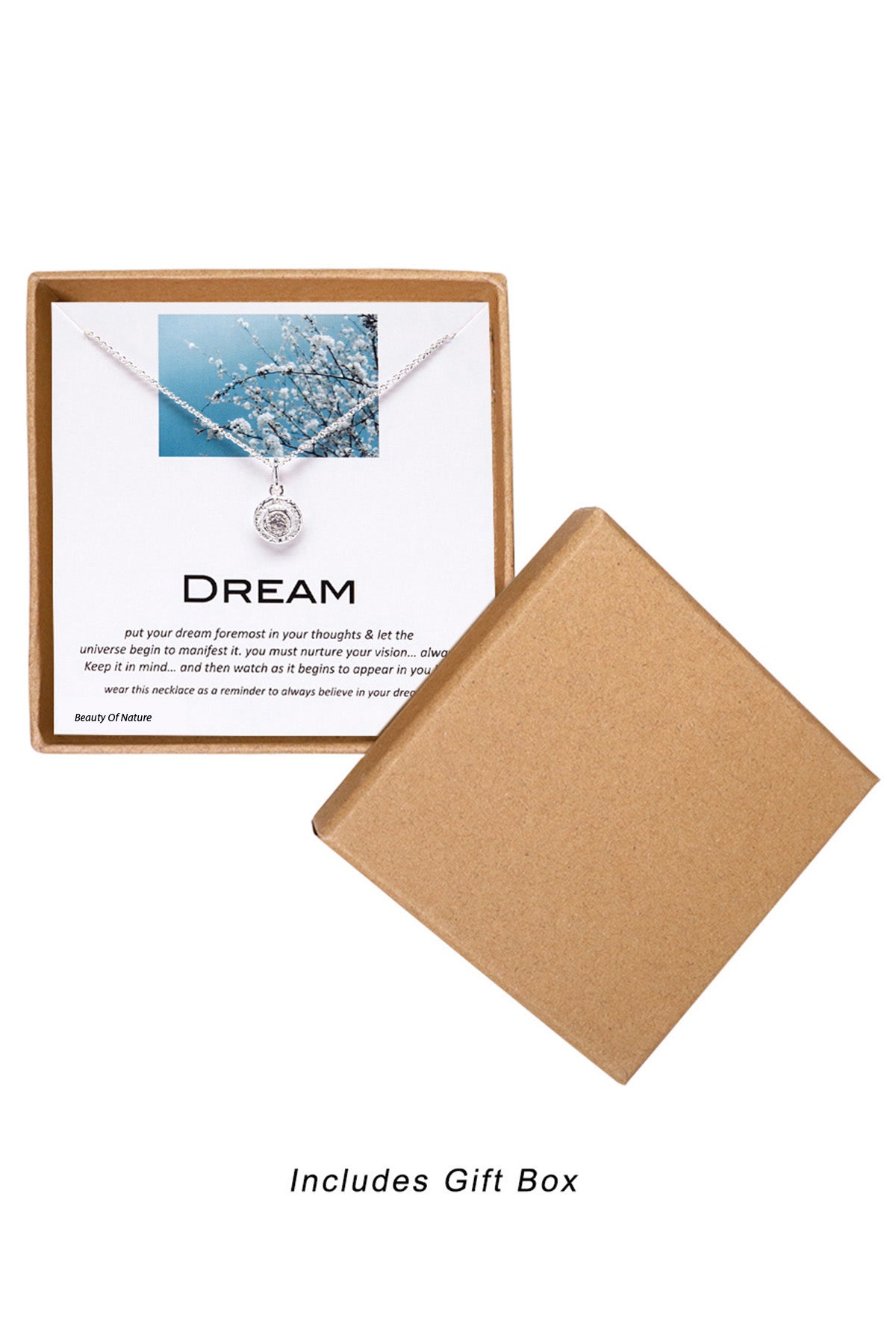 'Dream' Boxed Charm Necklace - SF