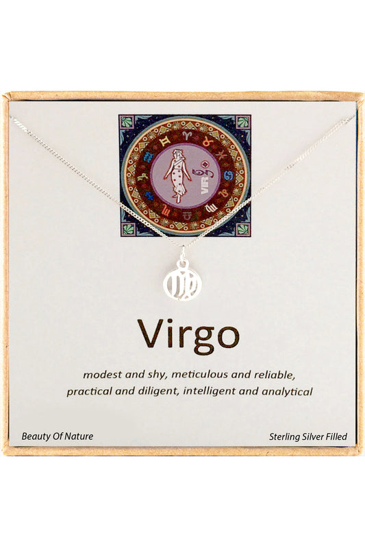 'Zodiac' Boxed Virgo Necklace - SF