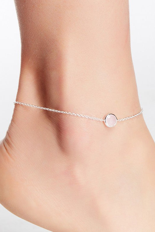 Rose Crystal Savannah Anklet - SF