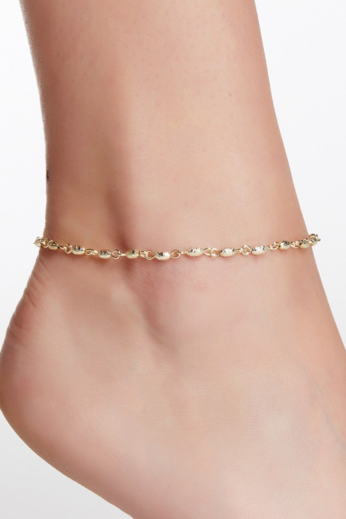 Jessica With Bead Detail Anklet - GF