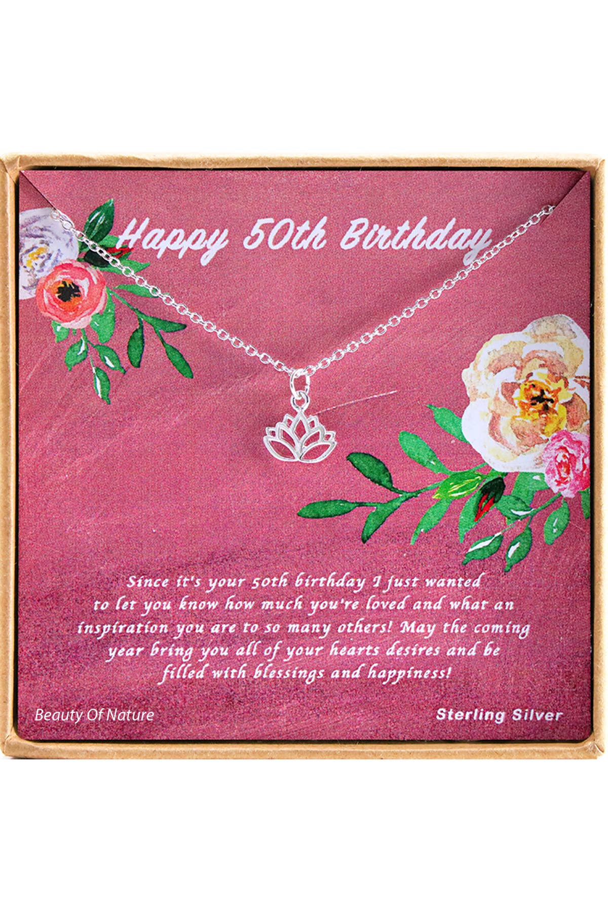 'Happy Birthday' Boxed Charm Necklace - SF