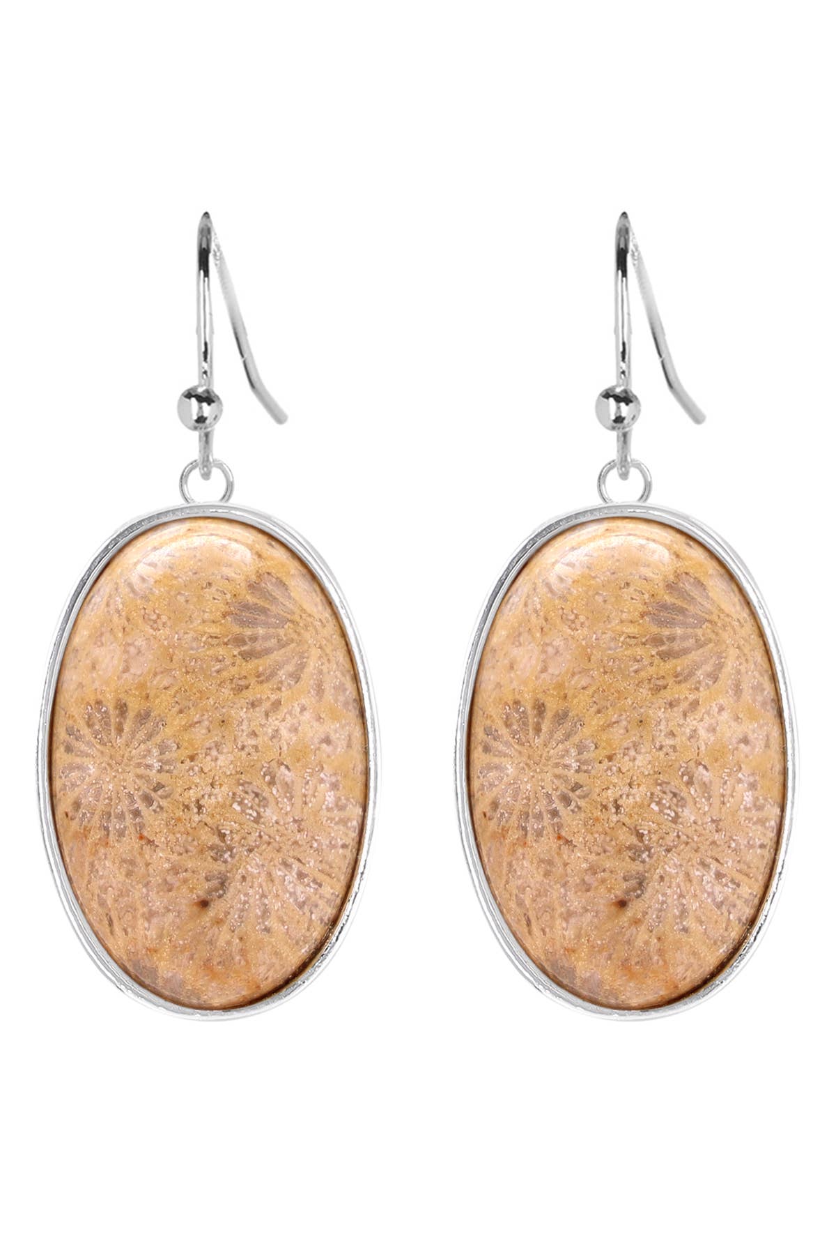 Lily Fossil Statement Earrings - SF