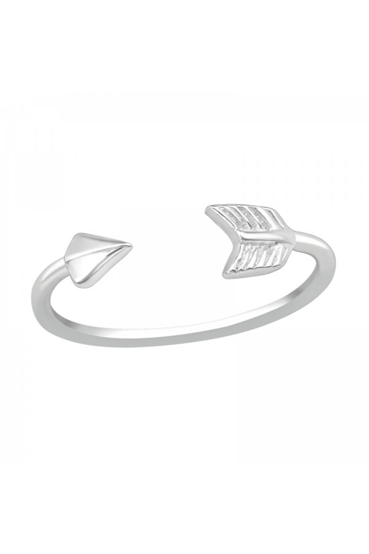 Sterling Silver Arrow Adjustable Toe Ring - SS