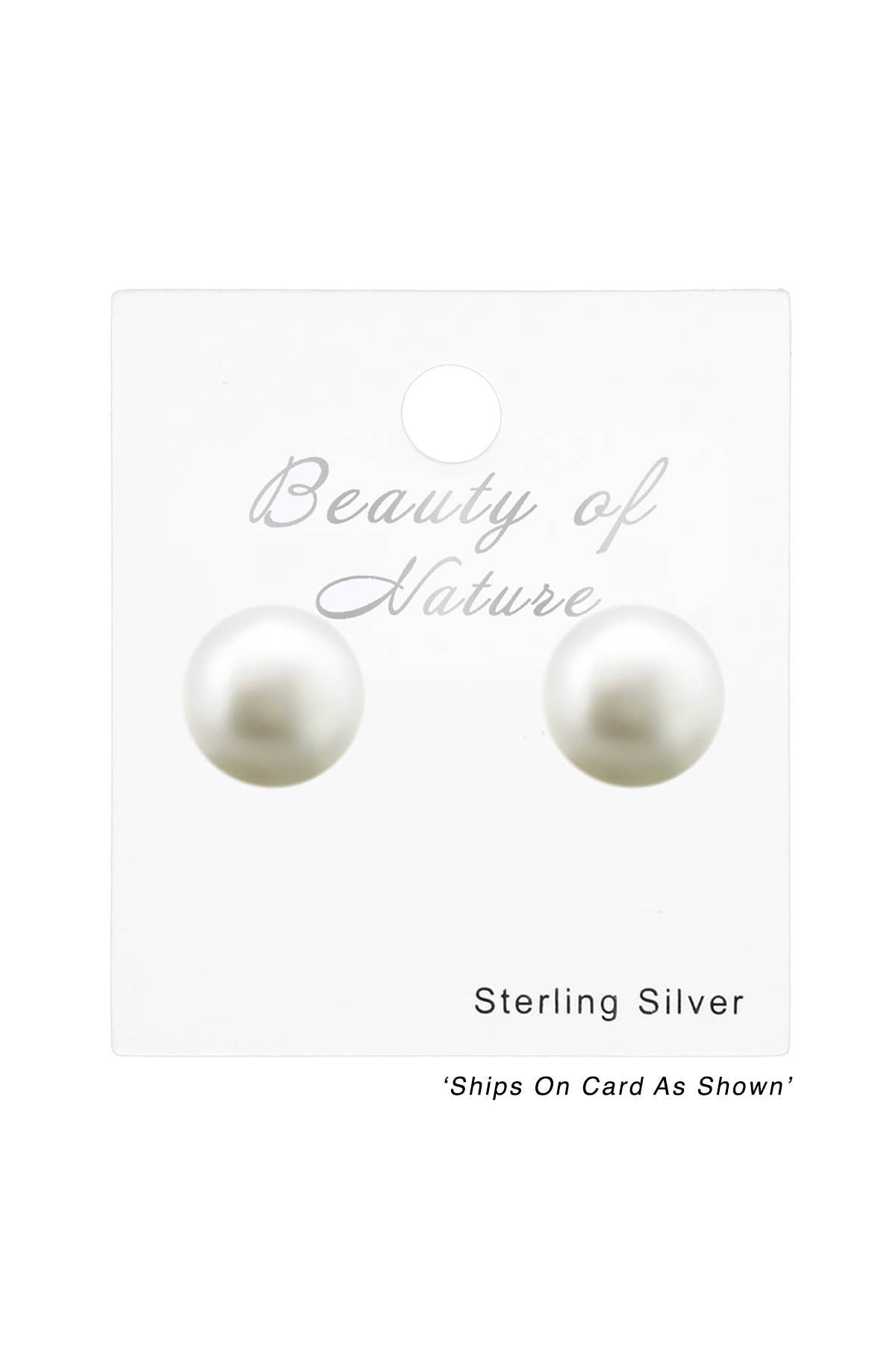 Fresh Water Pearl 7mm Ear Studs - SS