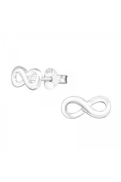 Sterling Silver Infinity Ear Studs - SS