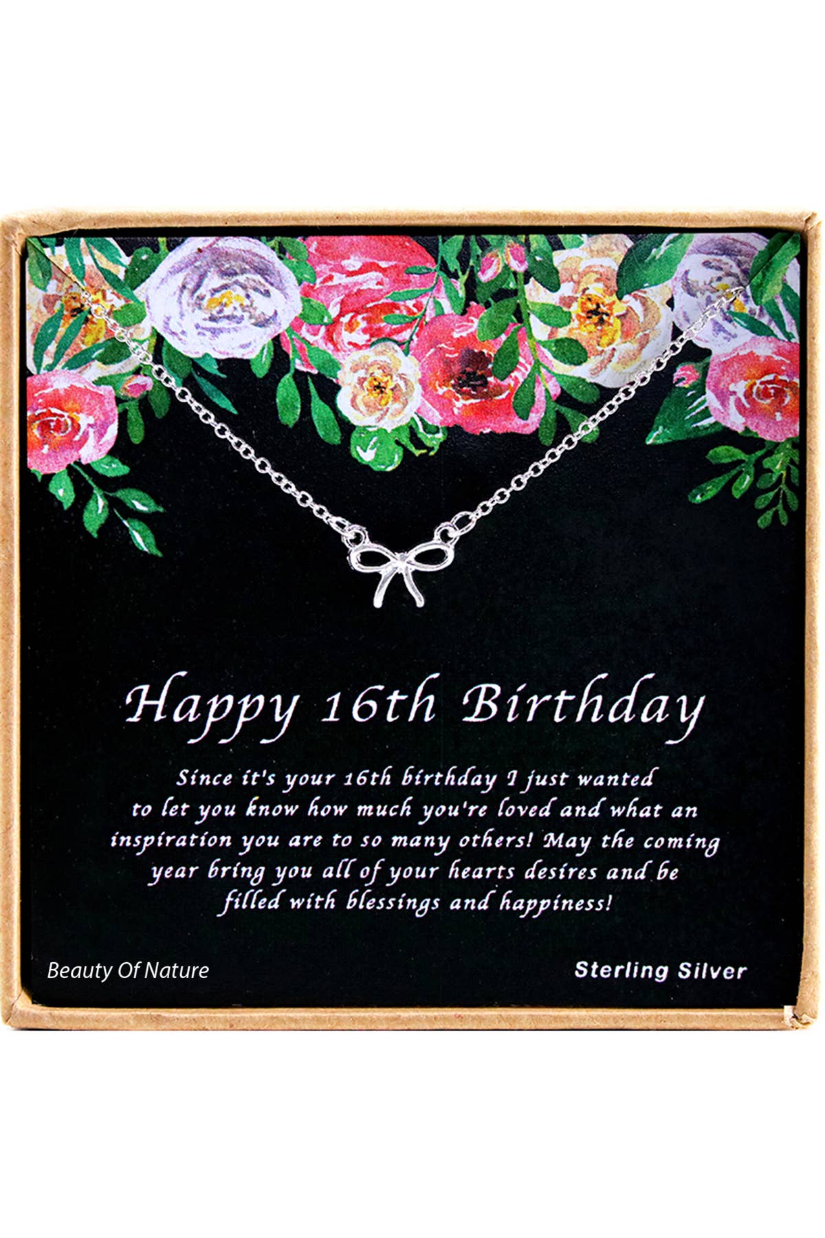 'Happy Birthday' Boxed Charm Necklace - SF