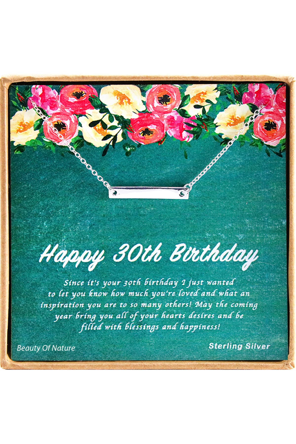 'Happy Birthday' Boxed Charm Necklace - SF