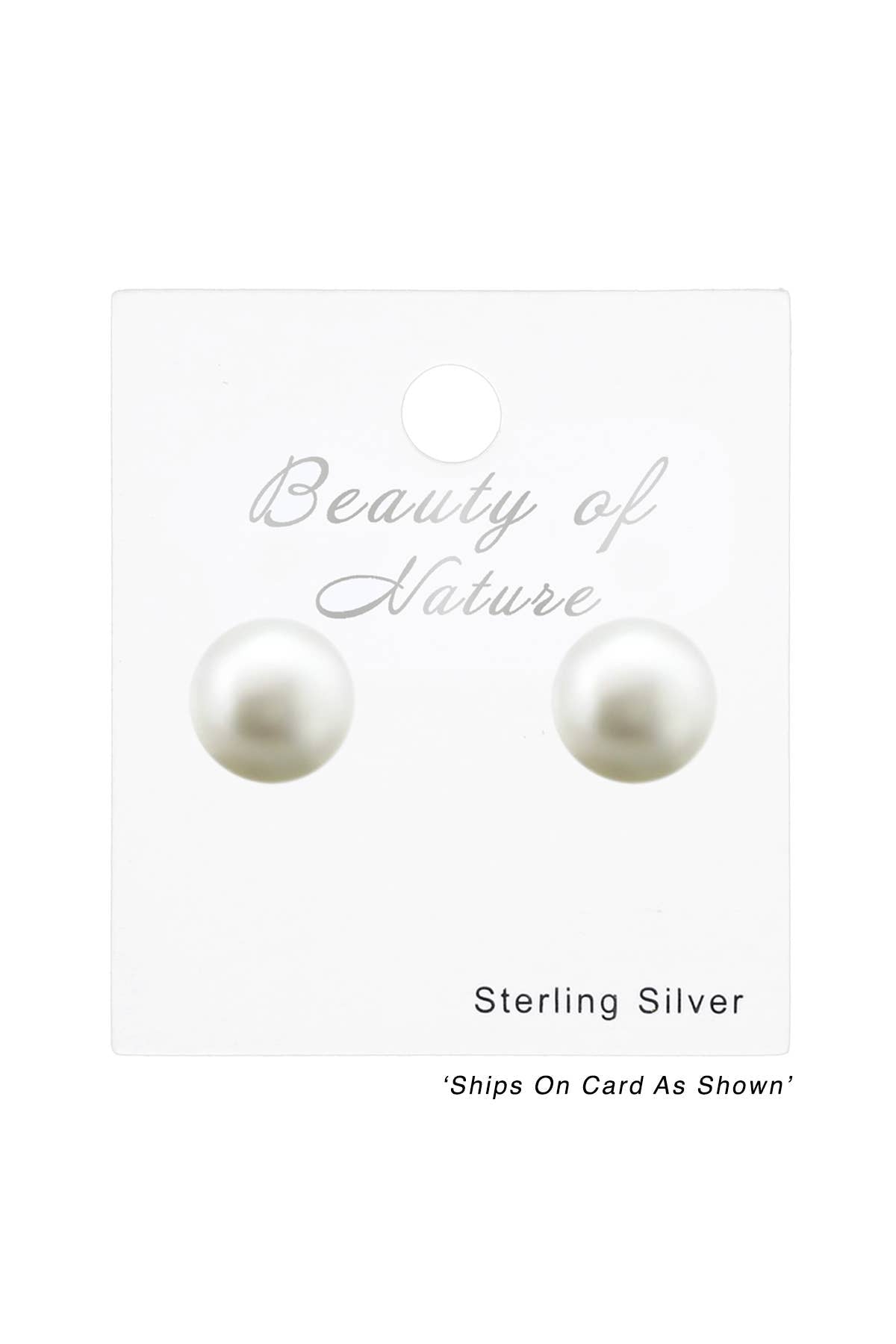 Fresh Water Pearl 4mm Ear Studs - SS