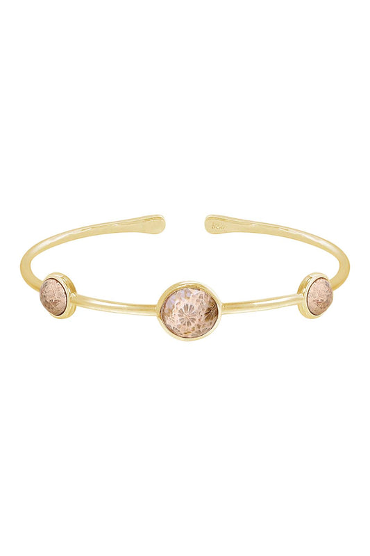 Lily Fossil Cuff Bracelet In 14k Gold - GF