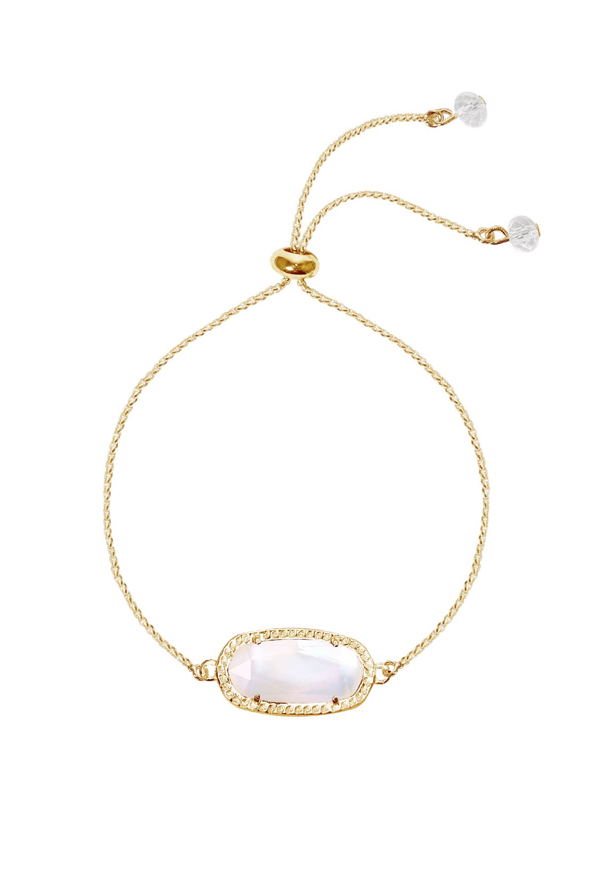 14k Vermeil & Mother Of Pearl Slider Bracelet - VM