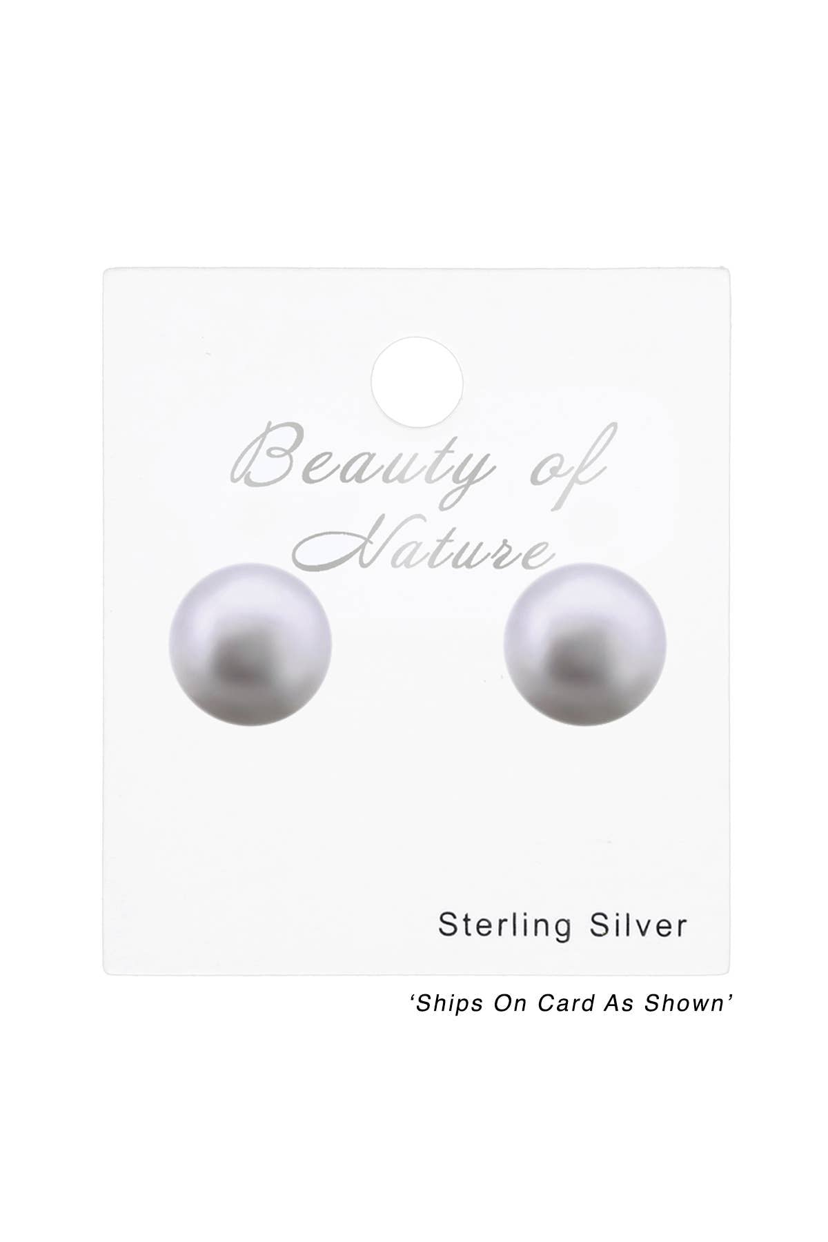 Fresh Water Pearl 6mm Ear Studs - SS