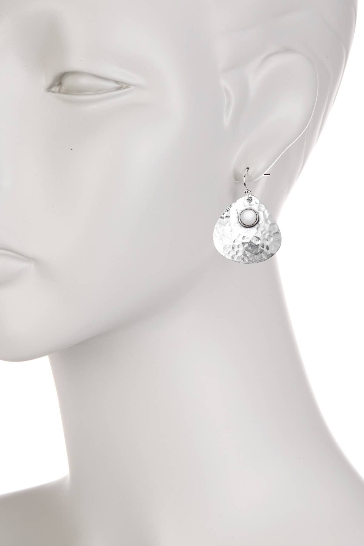 Mother Of Pearl & Sterling Silver Drop Earrings - SS