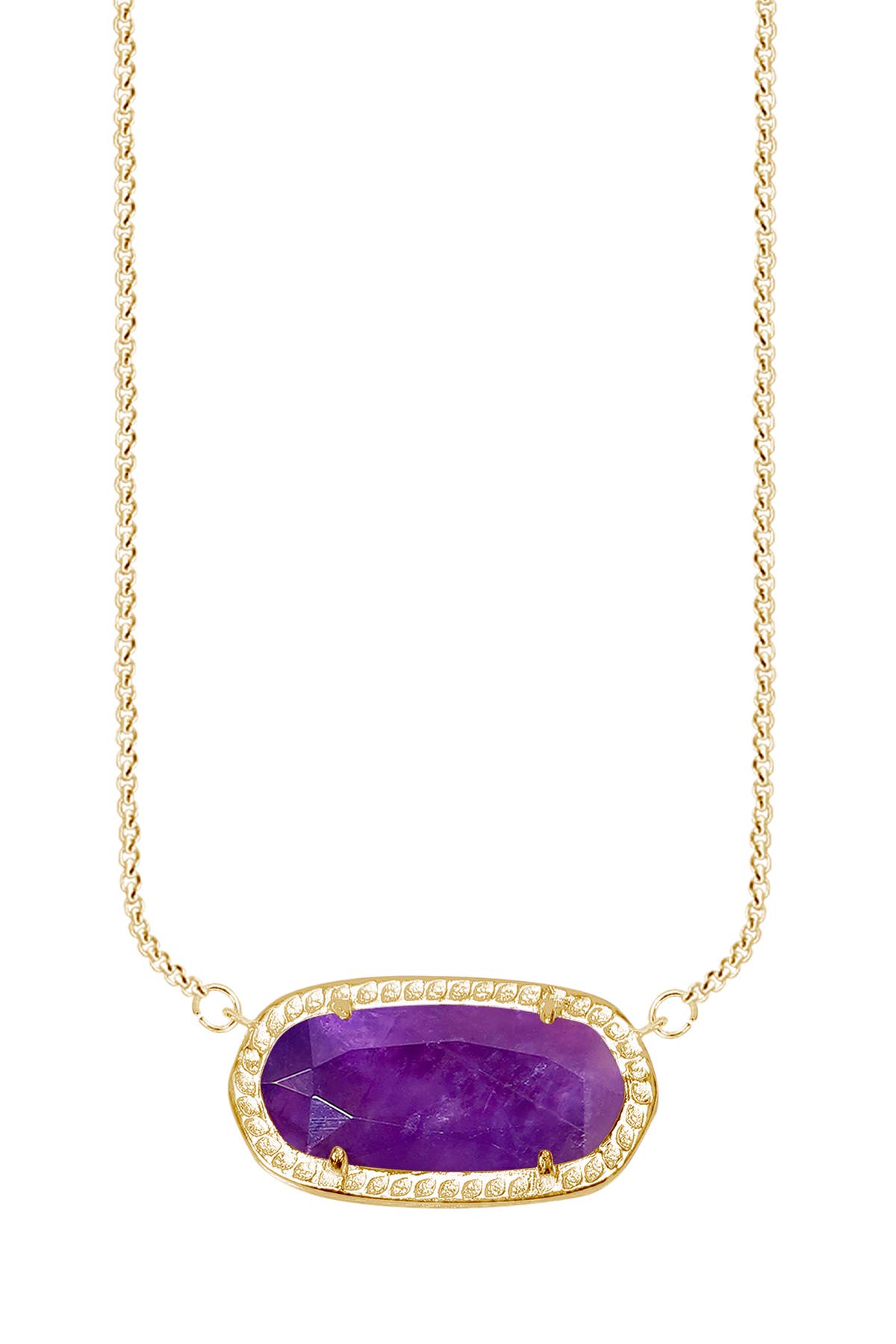 14k Vermeil & Amethyst Pendant Necklace - VM